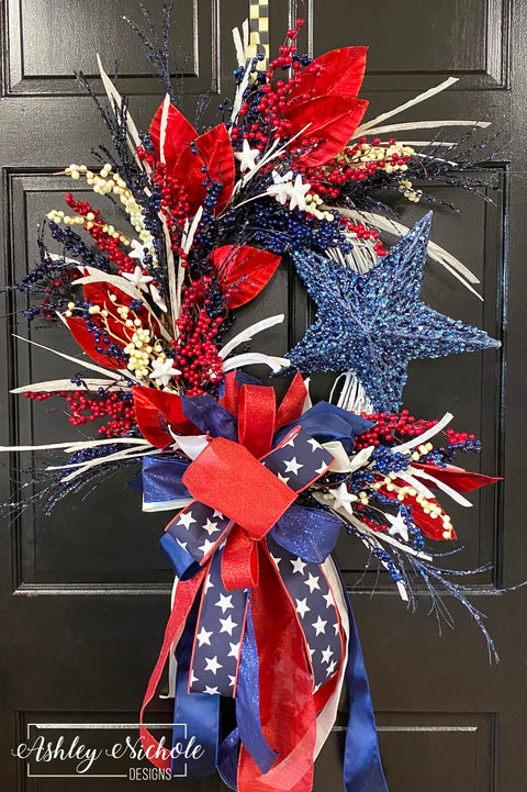 "Star Spangled Banner" Patriotic Wreath