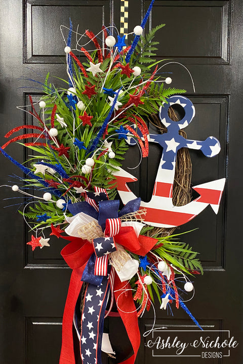 American Anchor Wreath