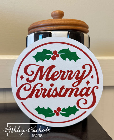 Merry Christmas - Christmas Mini Piece (Magnet/Velcro)