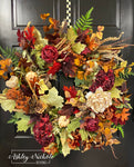 Feeling Thankful for Fall Round Wreath