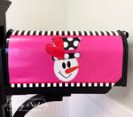 Large Hat Snowman (HEART) - Magnetic Vinyl Mailbox Cover