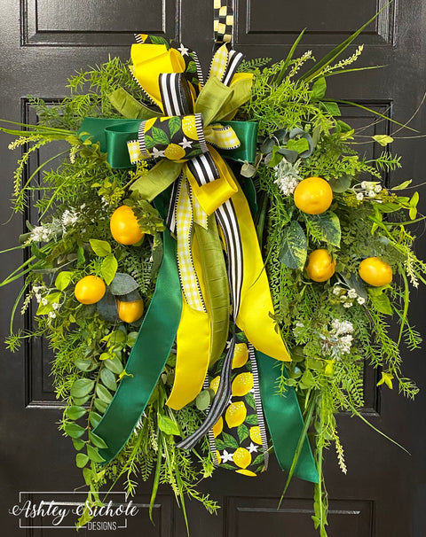 Lemon Meringue Wreath