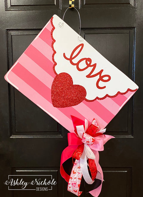 Love Letter Valentine Door Hanger