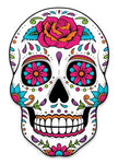 10"Hx6.6"L Metal Sugar Skull Sign