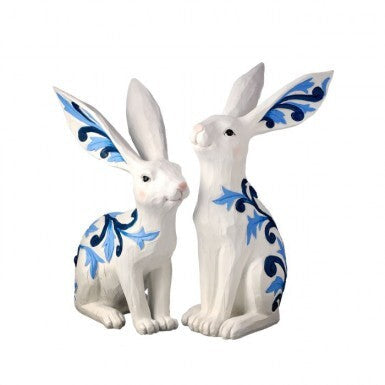 RESIN SCROLL BUNNY -Choose from 2 sizes