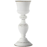 METAL CHALICE PILLAR HOLDER 5.5x13.25"