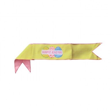6" x 44" "Happy Easter" Gingham Banner - Multi