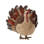 11.5" Turkey - Rattan/pinecone/feather - Autumn