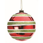 100mm CP Double Stripe Ball - Red & Green