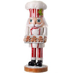 15" Resin - Baker Nutcracker with Hat - Multi