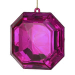 6" Acrylic Square Precious Gem Ornament - Choose Color