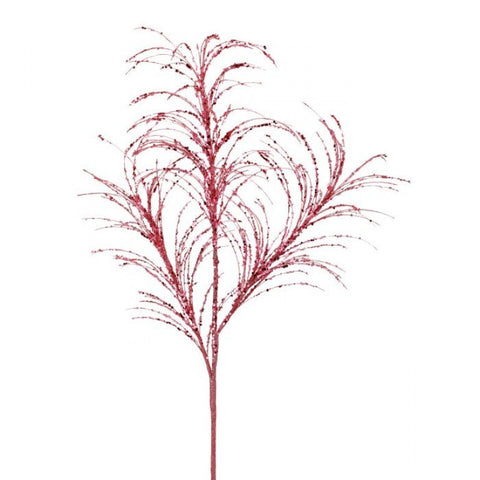 34" Glitter Pampas Grass Spray - Pink