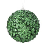 4.5" Glamour Sequin Ball Ornament - Choose color