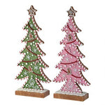 15" Resin Candy Tree - Pink