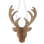 11.5" MDF Deer Head Ornament