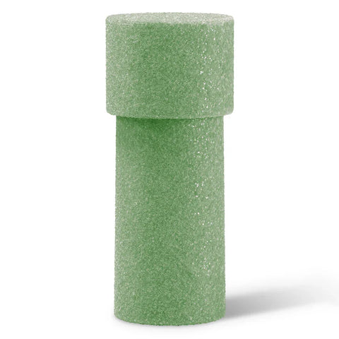 8 " Memorial Vase Inserts Foam 3.5 "  -  Green