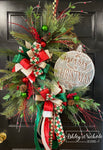 "Merry Christmas" Metal Ornament Wreath