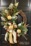 READY TO SHIP - Neutral Winter Round Wreath