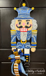 READY TO SHIP - Nutcracker - Chinoiserie - Christmas Door Hanger