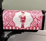 Nutcracker - Pink & Red Candy - Magnetic Vinyl Mailbox Cover