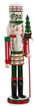 17.75" Plaid and Holly Nutcrackers - Choose from 2 styles