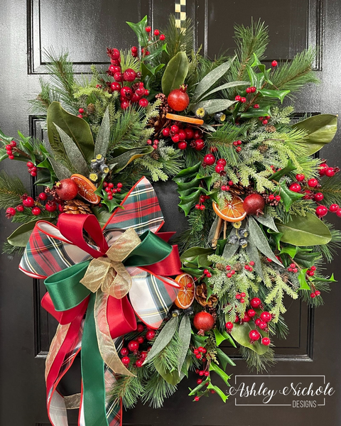 "A Williamsburg Christmas" Wreath
