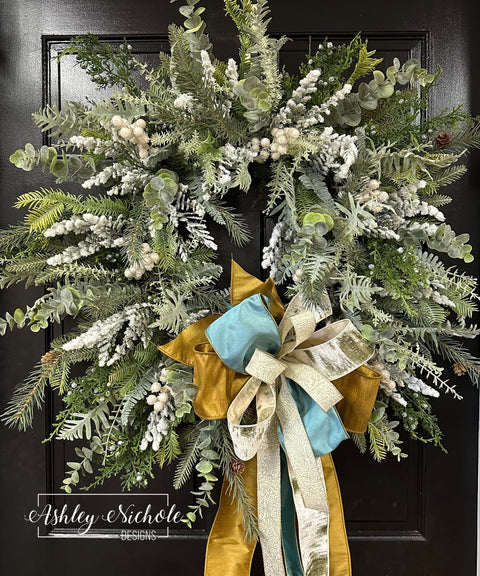 Evergreen Winter Luxe Wreath