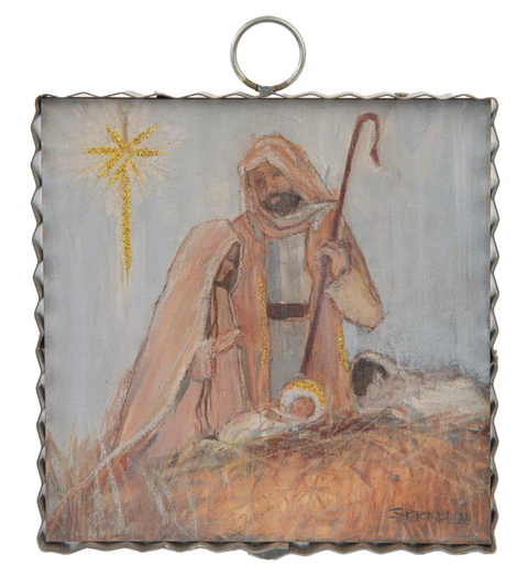 Mini Natural Nativity Charm Attachment