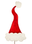 Santa Hat Metal Stake - Large