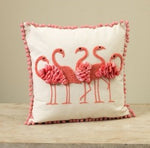 16" x 16" L Flamingo Pillow