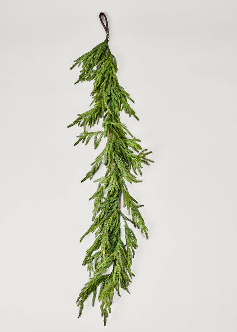 60" Natural Touch Norfolk Pine Garland - Green