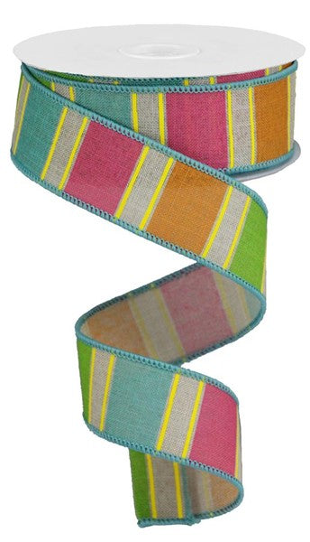 Bold Stripes Wired Ribbon - 1.5" x 10yds