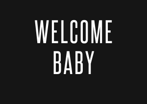 Welcome Baby Door Hangers