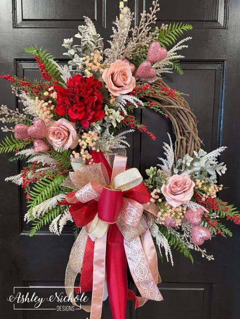 Romantic Valentine Wreath