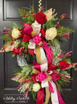 Rose Bouquet Floral Wreath