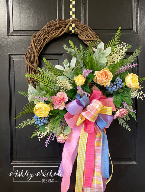 Roses in Bloom Wreath