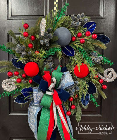 Royal Velvet Christmas Wreath