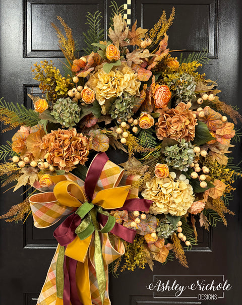 Rustic Autumn Romance Wreath