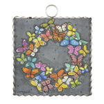 Mini Butterfly Wreath Print Charm