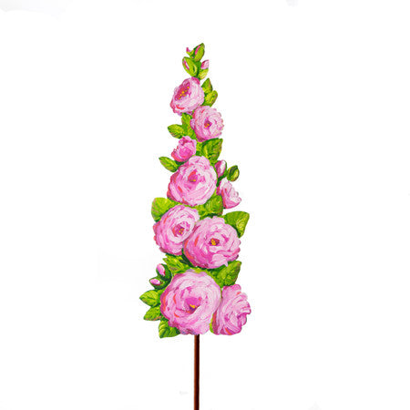 Rose Topiary Metal Stake