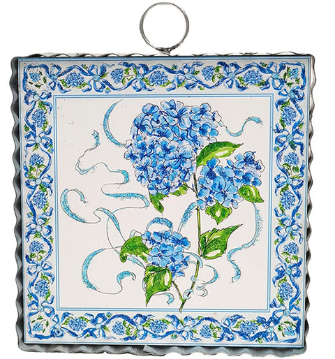 Mini Art Wild Hydrangea Print Charm