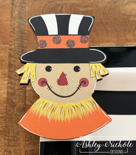 Scarecrow - Black/White - Mini Piece (Magnet/Velcro)