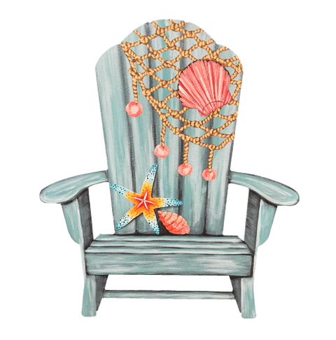 Coastal Cottage Chair - Mini Piece (Magnet/Velcro)