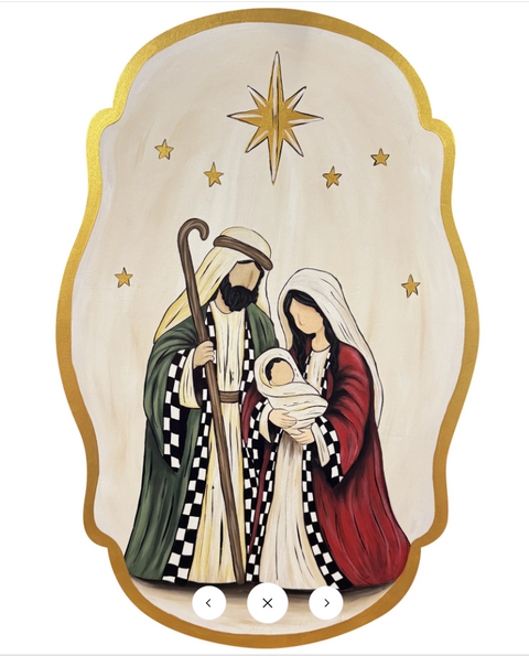 Star of Bethlehem Nativity - Christmas Corrugated Coroplast Yard Stake