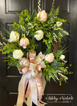 Soft Peony Neutrals Wreath