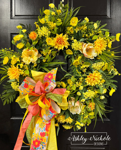 Sunshine Meadows Wreath