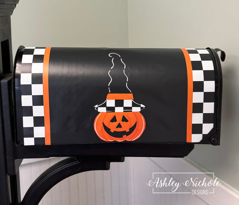 Tall Hat Jack - Magnetic Vinyl Mailbox Cover