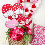 Polka Dot Heart (Medium) Metal Stake