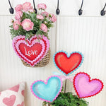 Ric Rac "LOVE" Heart Metal Stake