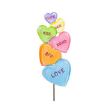 Talking Hearts Topiary Metal Stake